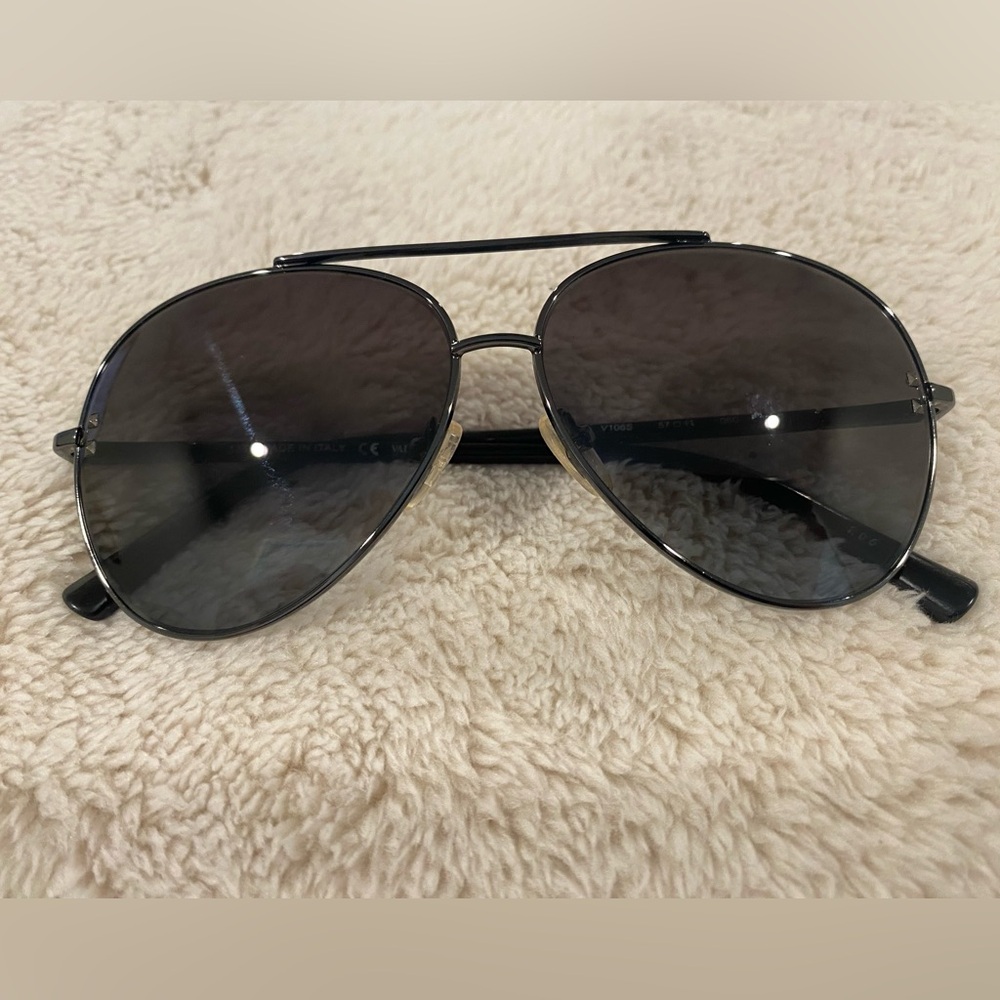 Valentino Rockstud Aviator Sunglasses